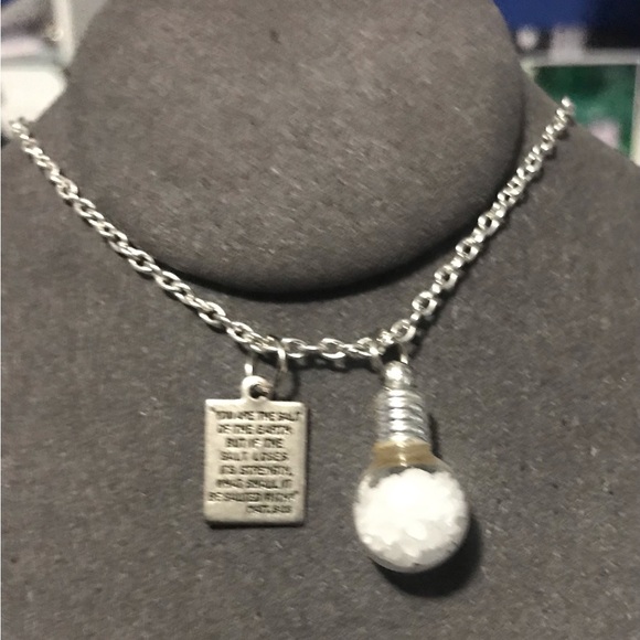 COPY - Salt of the Earth Religious Necklace Matthew 5:13 - Picture 4 of 4